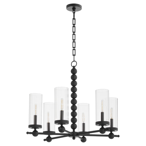 Quorum Home Quorum - 660-6-59 - Six Light Chandelier - Matte Black