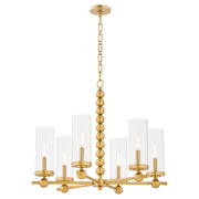 Quorum Home Quorum - 660-6-80 - Six Light Chandelier - Aged Brass
