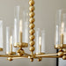 Quorum Home Quorum - 660-6-80 - Six Light Chandelier - Aged Brass