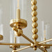Quorum Home Quorum - 660-6-80 - Six Light Chandelier - Aged Brass