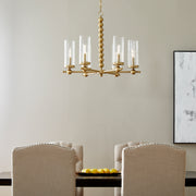 Quorum Home Quorum - 660-6-80 - Six Light Chandelier - Aged Brass