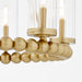 Quorum Home Quorum - 661-6-80 - Six Light Chandelier - Aged Brass