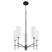 Quorum Home Quorum - 663-5-59 - Five Light Chandelier - Matte Black