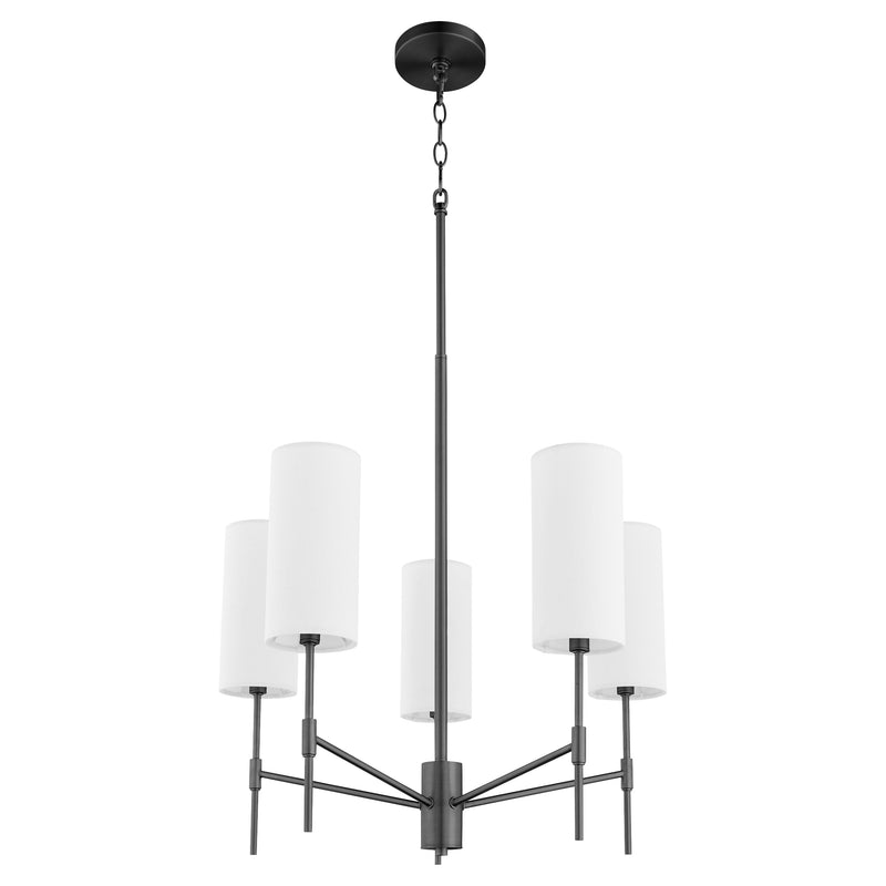 Quorum Home Quorum - 663-5-59 - Five Light Chandelier - Matte Black