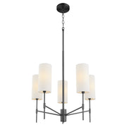 Quorum Home Quorum - 663-5-59 - Five Light Chandelier - Matte Black