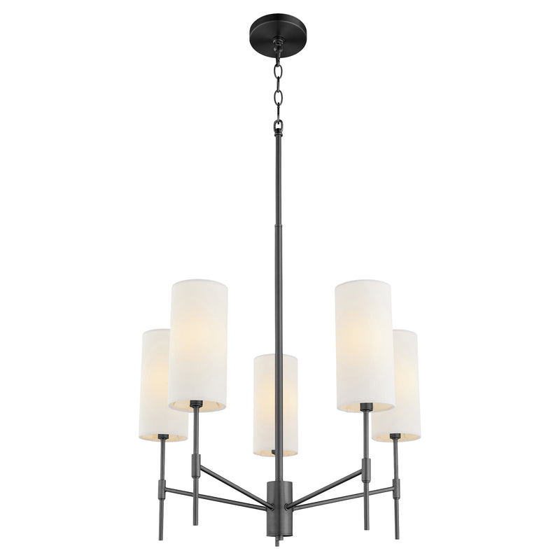 Quorum Home Quorum - 663-5-59 - Five Light Chandelier - Matte Black