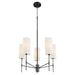 Quorum Home Quorum - 663-5-59 - Five Light Chandelier - Matte Black