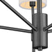 Quorum Home Quorum - 663-5-59 - Five Light Chandelier - Matte Black
