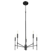 Quorum Home Quorum - 663-5-59 - Five Light Chandelier - Matte Black