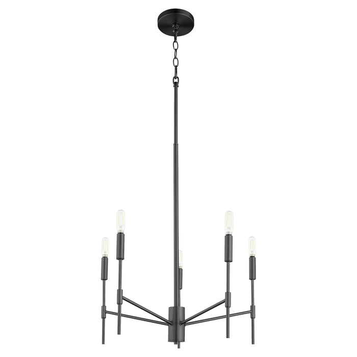 Quorum Home Quorum - 663-5-59 - Five Light Chandelier - Matte Black