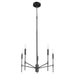Quorum Home Quorum - 663-5-59 - Five Light Chandelier - Matte Black