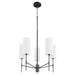 Quorum Home Quorum - 663-5-59 - Five Light Chandelier - Matte Black