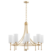 Quorum Home Quorum - 664-8-80 - Eight Light Chandelier - Aged Brass