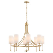 Quorum Home Quorum - 664-8-80 - Eight Light Chandelier - Aged Brass