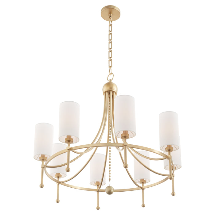 Quorum Home Quorum - 664-8-80 - Eight Light Chandelier - Aged Brass