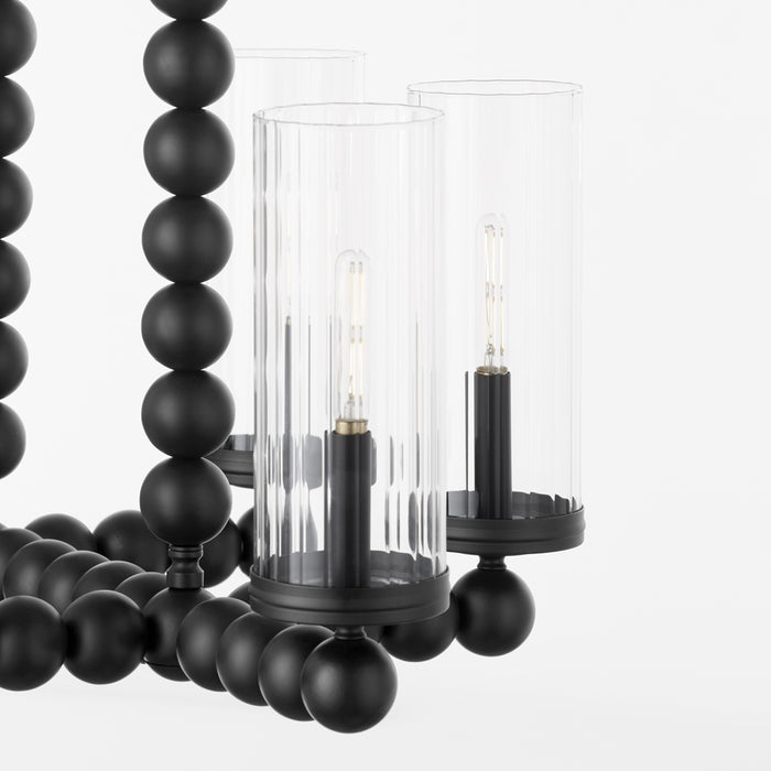 Quorum Home Quorum - 665-6-59 - Six Light Chandelier - Matte Black