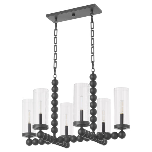 Quorum Home Quorum - 665-6-59 - Six Light Chandelier - Matte Black