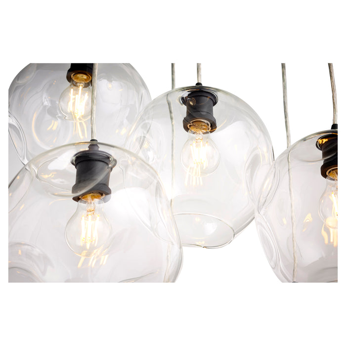Quorum Home Quorum - 67-69 - Seven Light Pendant - Textured Black
