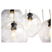 Quorum Home Quorum - 67-69 - Seven Light Pendant - Textured Black