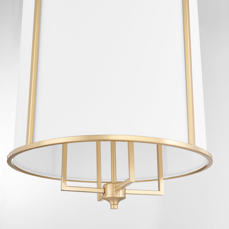 Quorum Home Quorum - 6705-4-80 - Four Light Entry - Aged Brass