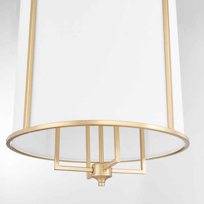 Quorum Home Quorum - 6705-4-80 - Four Light Entry - Aged Brass