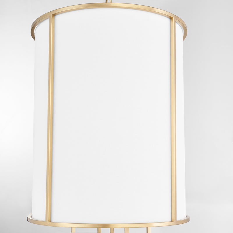 Quorum Home Quorum - 6705-4-80 - Four Light Entry - Aged Brass