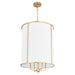 Quorum Home Quorum - 6705-4-80 - Four Light Entry - Aged Brass