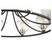 Quorum Home Quorum - 672-8-6965 - Eight Light Chandelier - Textured Black w/ Satin Nickel