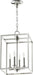 Quorum Home Quorum - 6731-4-62 - Four Light Entry Pendant - Polished Nickel