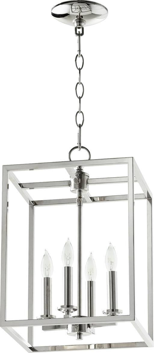 Quorum Home Quorum - 6731-4-62 - Four Light Entry Pendant - Polished Nickel