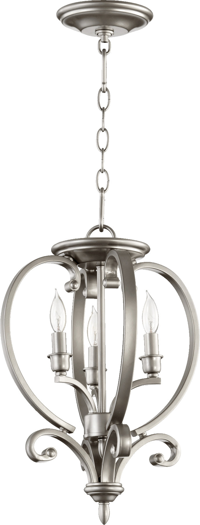 Quorum Home Quorum - 6754-3-64 - Three Light Dual Mount - Classic Nickel