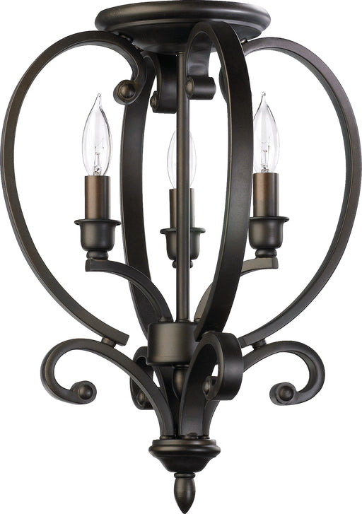 Quorum Home Quorum - 6754-3-86 - Three Light Dual Mount - Oiled Bronze