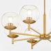Quorum Home Quorum - 678-8-80 - Eight Light Chandelier - Aged Brass