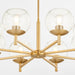 Quorum Home Quorum - 678-8-80 - Eight Light Chandelier - Aged Brass