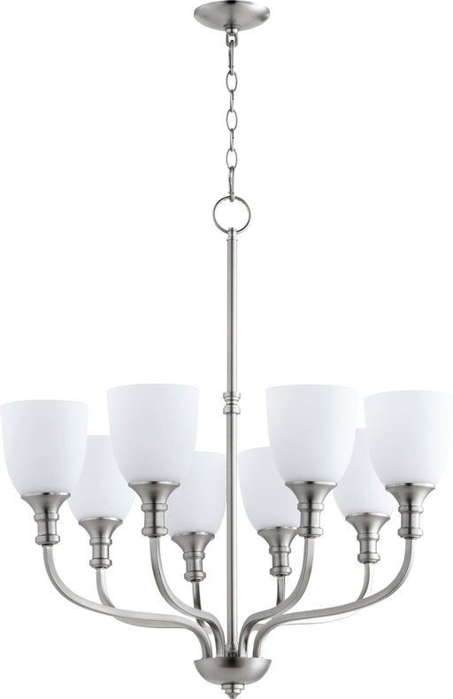 Quorum Home Quorum - 6811-8-65 - Eight Light Chandelier - Satin Nickel
