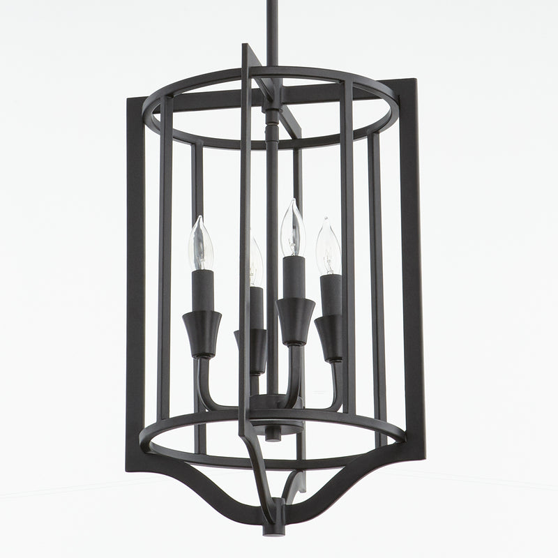 Quorum Home Quorum - 6814-4-69 - Four Light Pendant - Textured Black