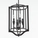 Quorum Home Quorum - 6814-4-69 - Four Light Pendant - Textured Black