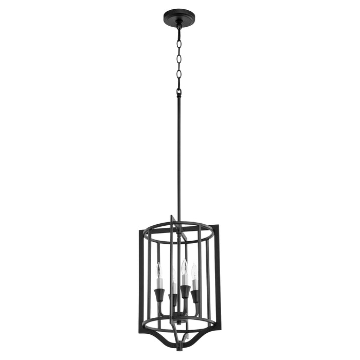 Quorum Home Quorum - 6814-4-69 - Four Light Pendant - Textured Black