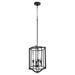 Quorum Home Quorum - 6814-4-69 - Four Light Pendant - Textured Black