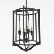 Quorum Home Quorum - 6814-4-69 - Four Light Pendant - Textured Black