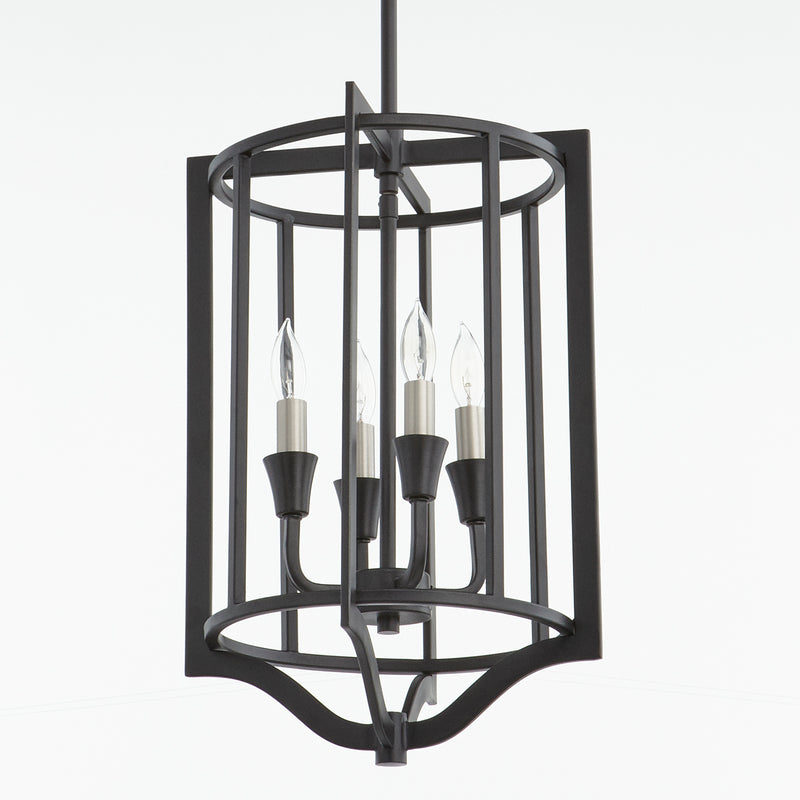 Quorum Home Quorum - 6814-4-69 - Four Light Pendant - Textured Black