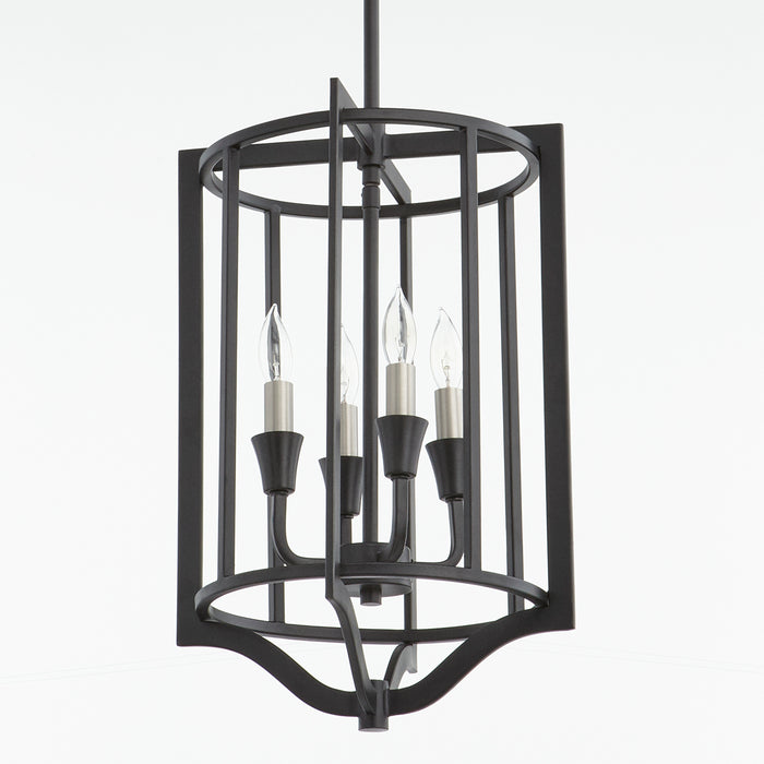 Quorum Home Quorum - 6814-4-69 - Four Light Pendant - Textured Black