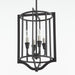 Quorum Home Quorum - 6814-4-69 - Four Light Pendant - Textured Black