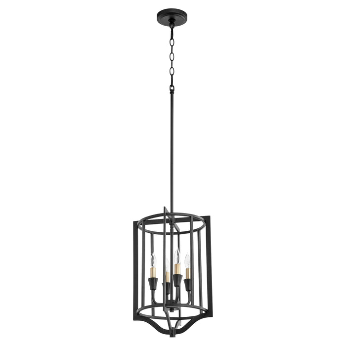 Quorum Home Quorum - 6814-4-69 - Four Light Pendant - Textured Black