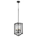 Quorum Home Quorum - 6814-4-69 - Four Light Pendant - Textured Black
