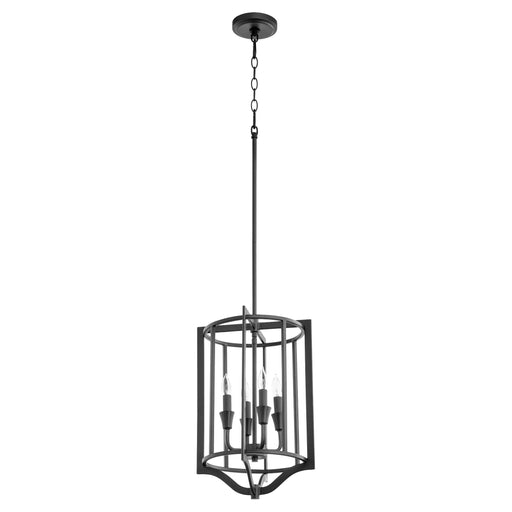 Quorum Home Quorum - 6814-4-69 - Four Light Pendant - Textured Black