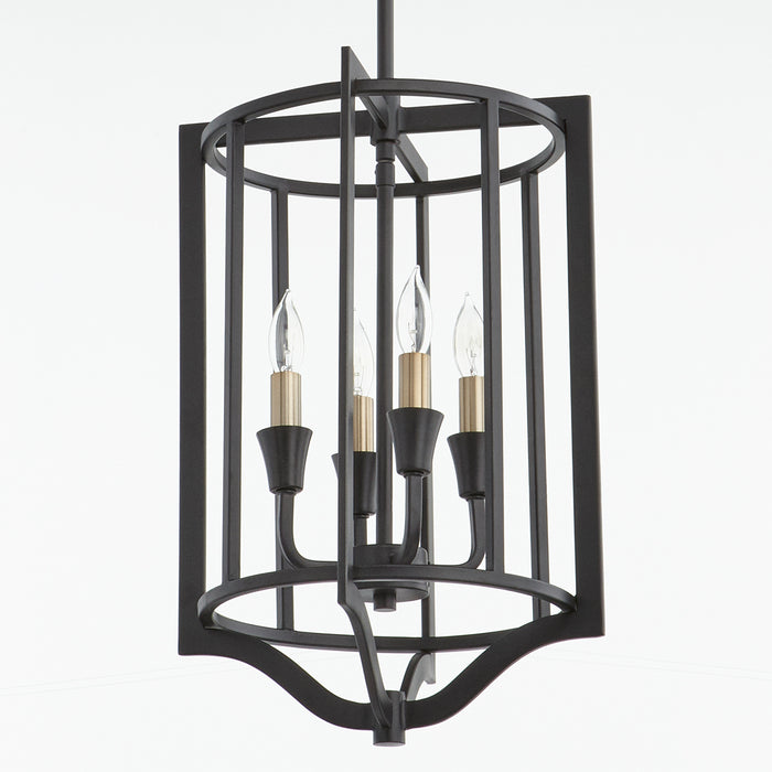Quorum Home Quorum - 6814-4-69 - Four Light Pendant - Textured Black