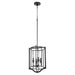 Quorum Home Quorum - 6814-4-69 - Four Light Pendant - Textured Black