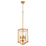 Quorum Home Quorum - 6814-4-74 - Four Light Pendant - Gold Leaf