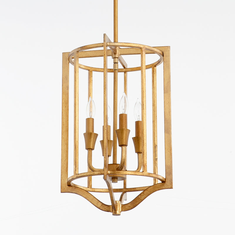 Quorum Home Quorum - 6814-4-74 - Four Light Pendant - Gold Leaf